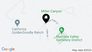 Map of 24942 Tyler Place, Murrieta CA, 92562