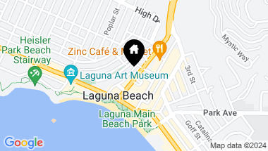 Map of 274 Broadway Street, Laguna Beach CA, 92651