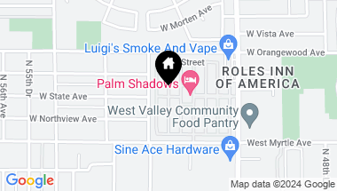Map of 7300 N 51st Avenue # 97, Glendale AZ, 85301