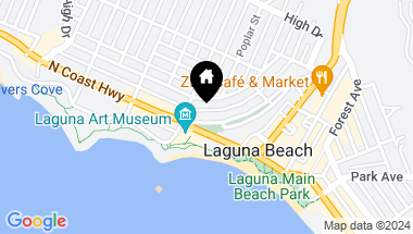 Map of 274 Cliff Drive 4, Laguna Beach CA, 92651