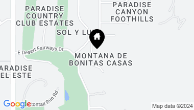 Map of 7431 N LAS BRISAS Lane, Paradise Valley AZ, 85253