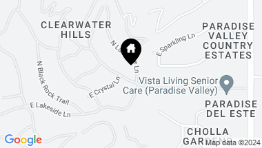 Map of 7312 N LAKESIDE Lane, Paradise Valley AZ, 85253