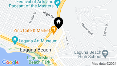 Map of 429 Ocean Ave, Laguna Beach CA, 92651