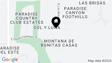 Map of 7451 N LAS BRISAS Lane, Paradise Valley AZ, 85253