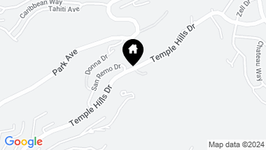 Map of 2155 TEMPLE HILLS Drive, Laguna Beach CA, 92651