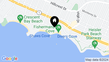 Map of 845 Cliff Drive, Laguna Beach CA, 92651