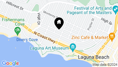 Map of 420 Cypress Drive 420, Laguna Beach CA, 92651
