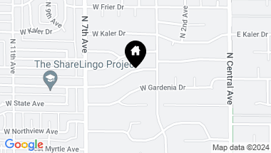 Map of 331 W ORANGEWOOD Avenue, Phoenix AZ, 85021