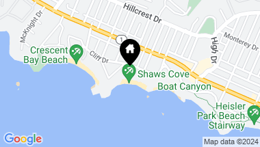 Map of 989 CLIFF Drive, Laguna Beach CA, 92651