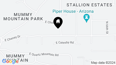 Map of 6286 E CHENEY Drive, Paradise Valley AZ, 85253