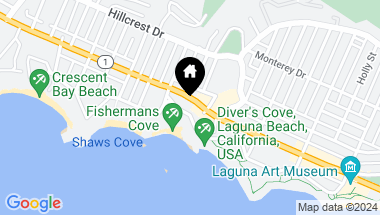 Map of 712 Cliff Dr, Laguna Beach CA, 92651