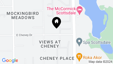 Map of 7044 E CHENEY Drive, Paradise Valley AZ, 85253