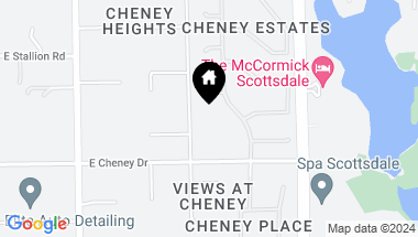 Map of 7533 N 70TH Street, Paradise Valley AZ, 85253