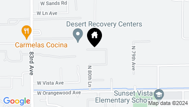 Map of 8035 W BELMONT Avenue, Glendale AZ, 85303