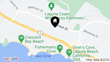 Map of 252 254 Wave Street, Laguna Beach CA, 92651