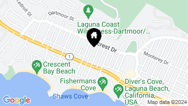 Map of 252 Wave Street, Laguna Beach CA, 92651