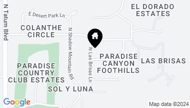 Map of 5226 E DESERT VISTA Road, Paradise Valley AZ, 85253