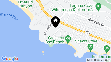 Map of 151 Crescent Bay Drive, Laguna Beach CA, 92651