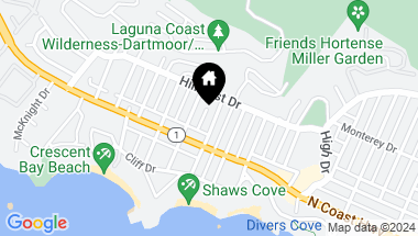 Map of 246 Fairview Street, Laguna Beach CA, 92651