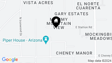 Map of 6515 E STALLION Road, Paradise Valley AZ, 85253