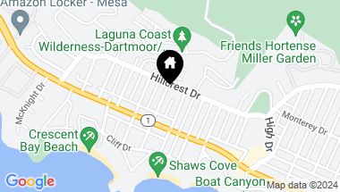 Map of 271 La Brea Street, Laguna Beach CA, 92651