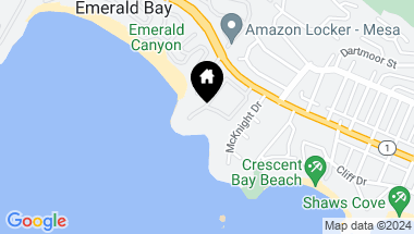 Map of 33 Smithcliffs Road, Laguna Beach CA, 92651