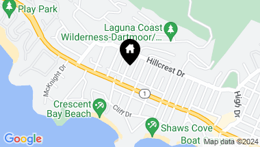 Map of 231 Cajon Street, Laguna Beach CA, 92651