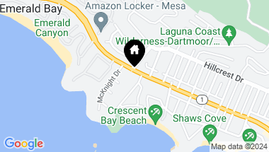 Map of 1541 N Coast 17, Laguna Beach CA, 92651