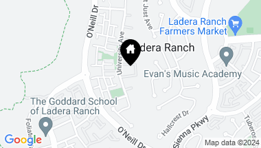 Map of 11 Evergreen Road, Ladera Ranch CA, 92694