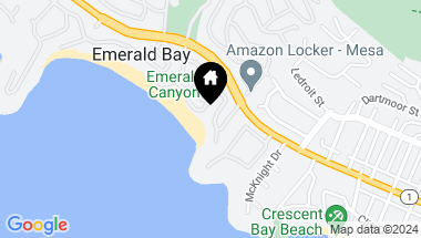 Map of 28 Emerald Bay, Laguna Beach CA, 92651