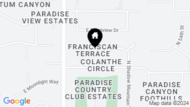 Map of 5029 E Desert Park Lane, Paradise Valley AZ, 85253