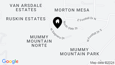 Map of 7777 N SAGUARO Drive, Paradise Valley AZ, 85253