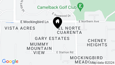 Map of 7807 N Calle Caballeros Street, Paradise Valley AZ, 85253