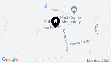 Map of 38851 Avenida La Cresta, Murrieta CA, 92562