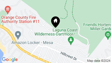 Map of 595 Windsor Place, Laguna Beach CA, 92651
