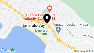 Map of 67 EMERALD BAY, Laguna Beach CA, 92651