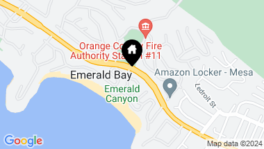 Map of 71 EMERALD BAY, Laguna Beach CA, 92651