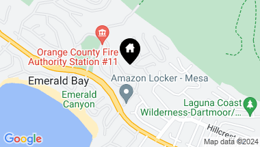 Map of 312 Emerald Bay, Laguna Beach CA, 92651