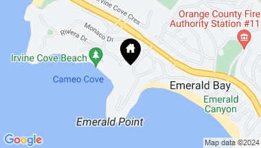 Map of 145 Emerald Bay, Laguna Beach CA, 92651