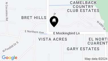 Map of 6431 E IRONWOOD Drive, Paradise Valley AZ, 85253