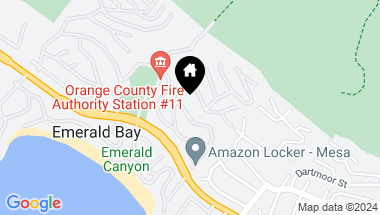 Map of 322 Emerald Bay, Laguna Beach CA, 92651