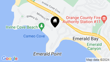 Map of 141 Emerald Bay, Laguna Beach CA, 92651