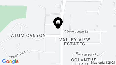 Map of 4744 E FOOTHILL Drive, Paradise Valley AZ, 85253