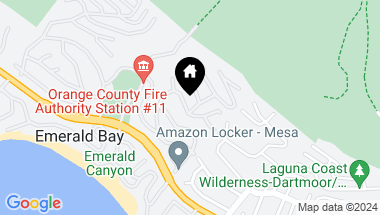 Map of 411 Emerald Bay, Laguna Beach CA, 92651