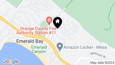 Map of 324 Emerald Bay, Laguna Beach CA, 92651