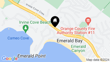 Map of 115 Emerald Bay, Laguna Beach CA, 92651