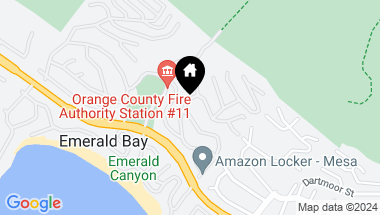 Map of 328 Emerald Bay, Laguna Beach CA, 92651