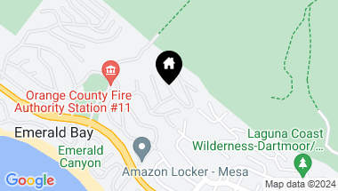 Map of 521 EMERALD BAY, Laguna Beach CA, 92651