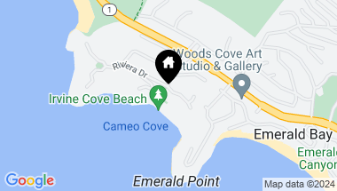 Map of 2495 Riviera Drive, Laguna Beach CA, 92651