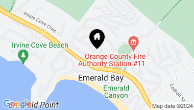 Map of 819 Emerald Bay, Laguna Beach CA, 92651